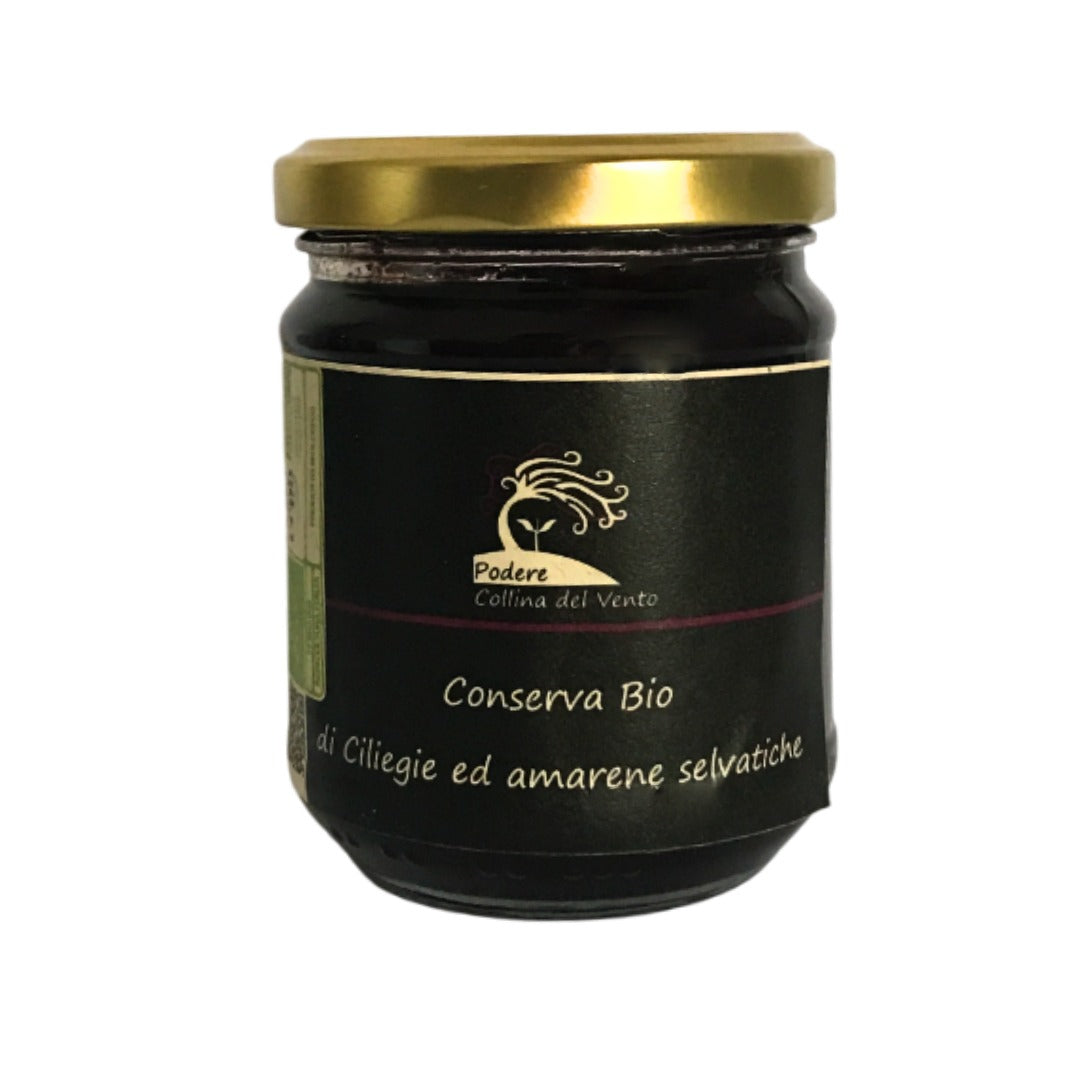 Conserva di ciliegie e amarene selvatiche - 230 gr