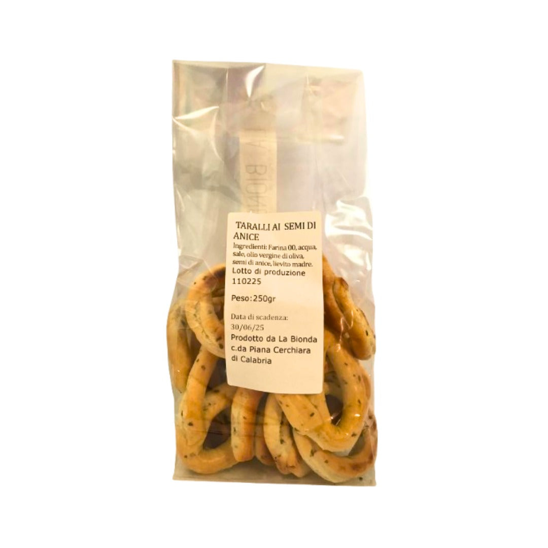 Taralli ai semi di anice - 250 gr