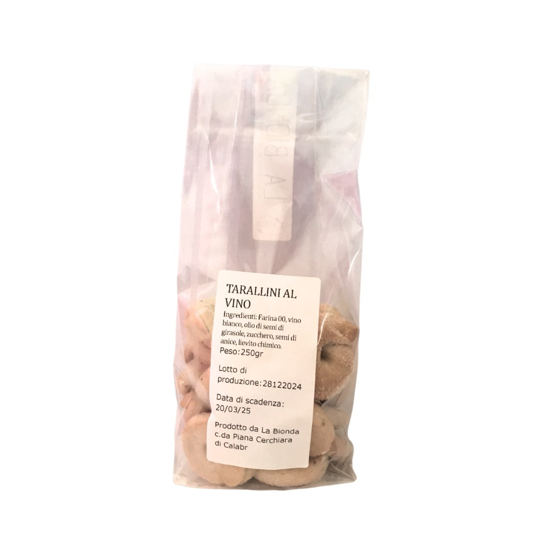 Tarallini al vino - 250 gr