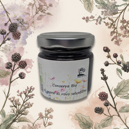 Conserva Bio di More di Rovo Selvatiche 100g – Raccolta Spontanea