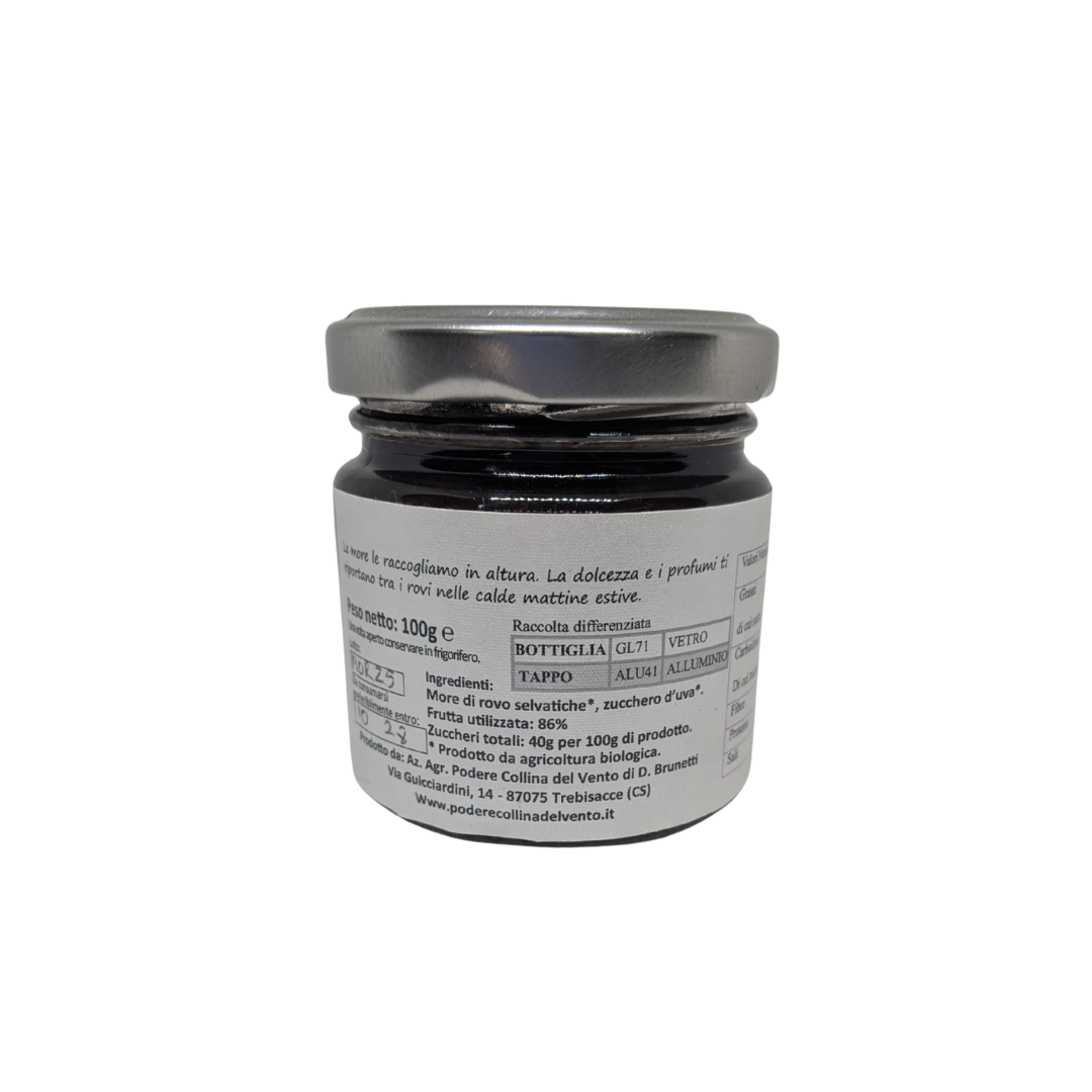 Conserva Bio di More di Rovo Selvatiche 100g – Raccolta Spontanea