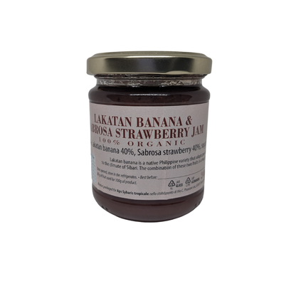 Confettura di Banana Lakatan e Fragola - 340g