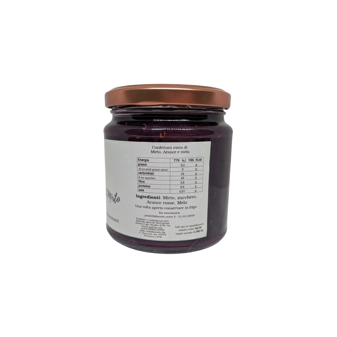 Confettura Extra di Mirto e Arance Rosse - 340g