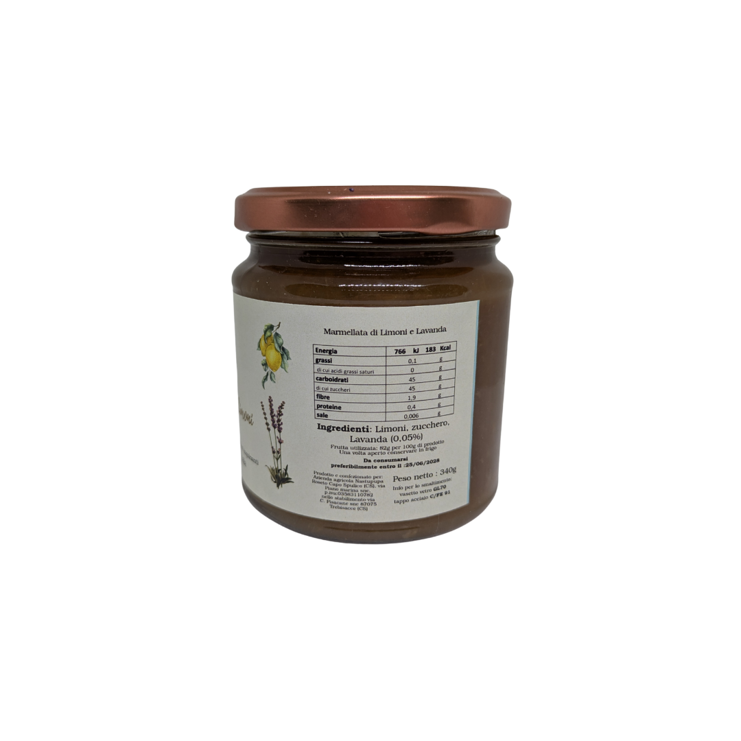 Marmellata di Limone e Lavanda - 340 gr