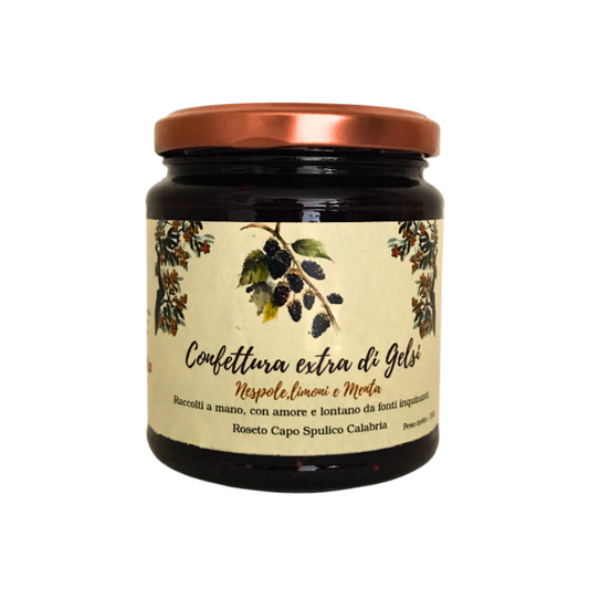 Confettura extra di Gelso e Menta - 340 gr