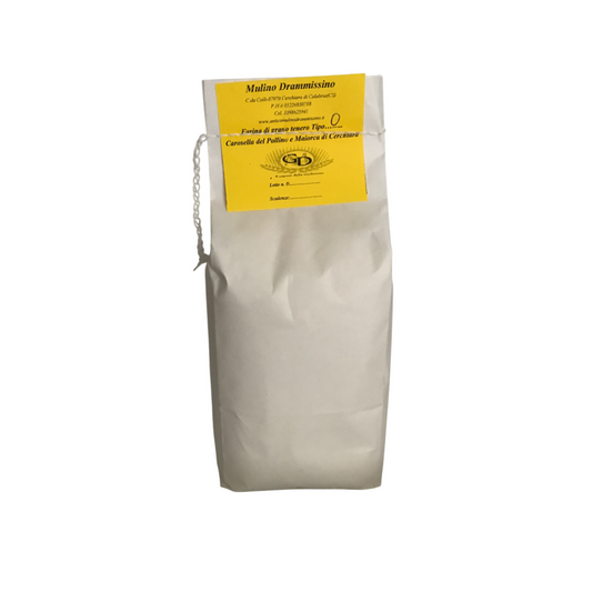 Farina di grano tenero di Tipo 0 Carosella del Pollino e Maiorca di Cerchiara - 1 kg