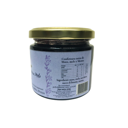 Confettura Extra di More, Mele e Menta – 220 g